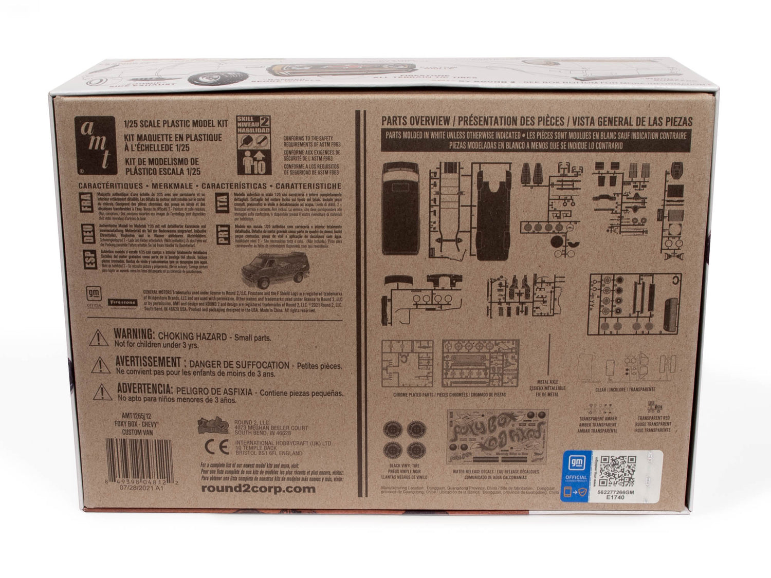 AMT 1975 Chevy Van "Foxy Box" 1:25 Scale Model Kit