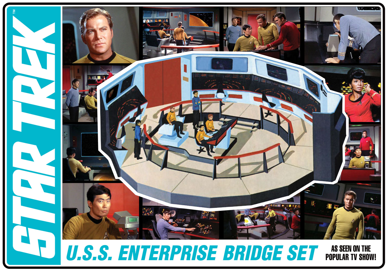 超爆安 AMT Star Trek U.S.S. Enterprise Bridge 1:32 Scale Model Kit キャラクター