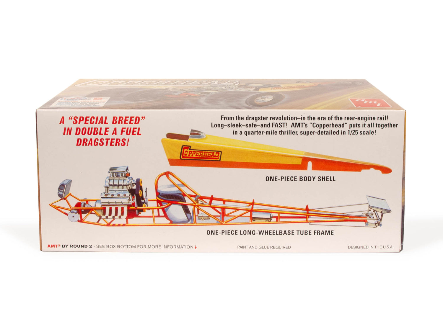 AMT Copperhead Rear-Engine Dragster 1:25 Scale Model Kit
