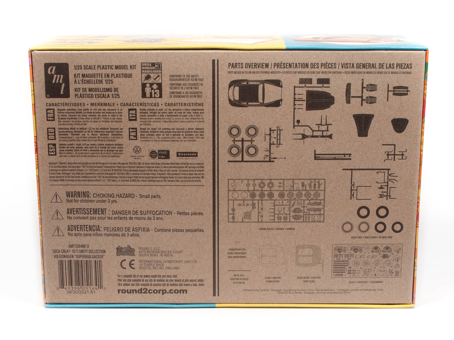 AMT Volkswagen Superbug 1971 Unity Graphics (Coke) 1:25 Scale Model Kit