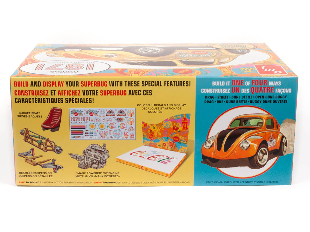 AMT Volkswagen Superbug 1971 Unity Graphics (Coke) 1:25 Scale Model Kit