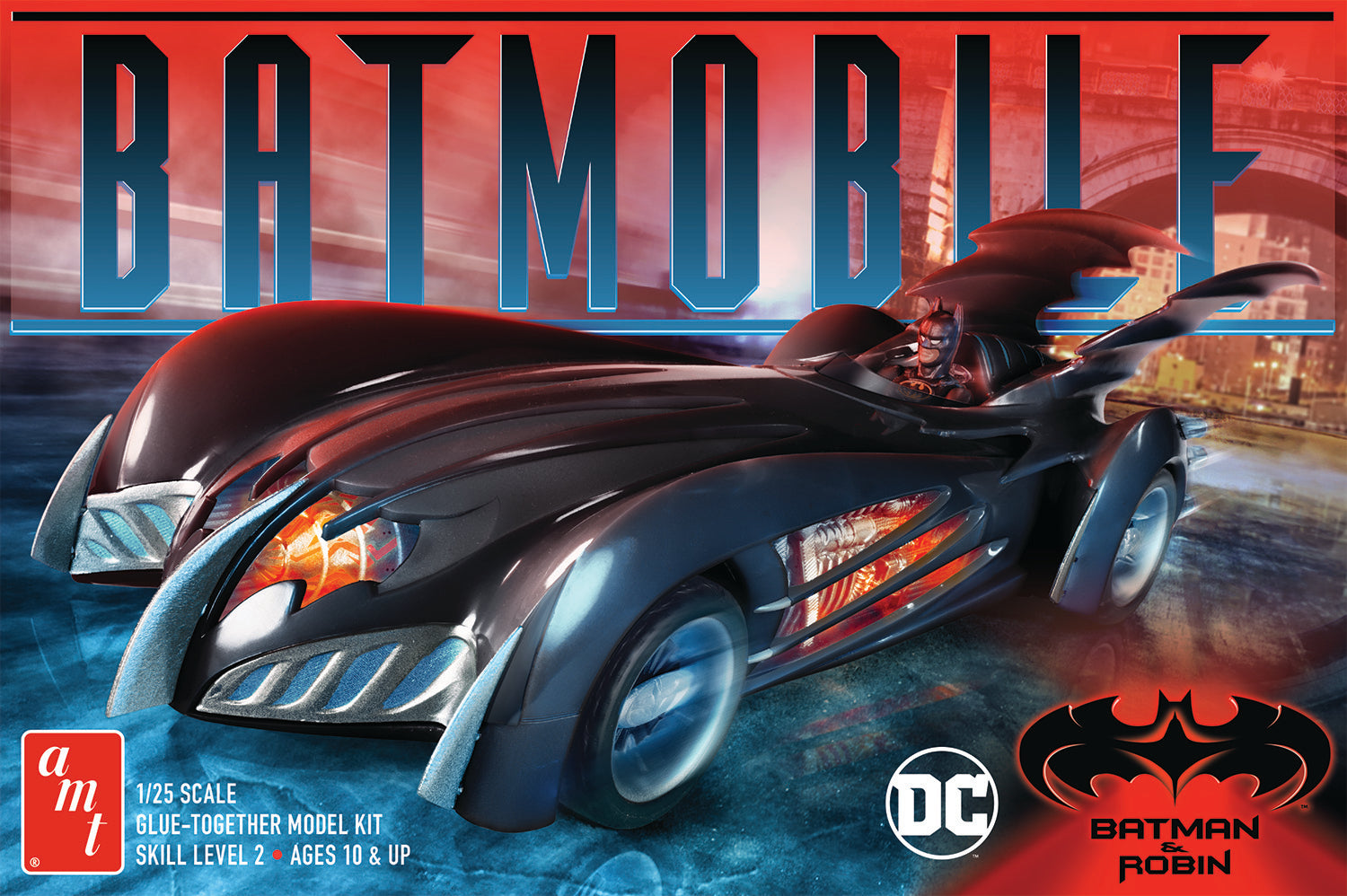 AMT Batman & Robin Movie Batmobile 1:25 Scale Model Kit