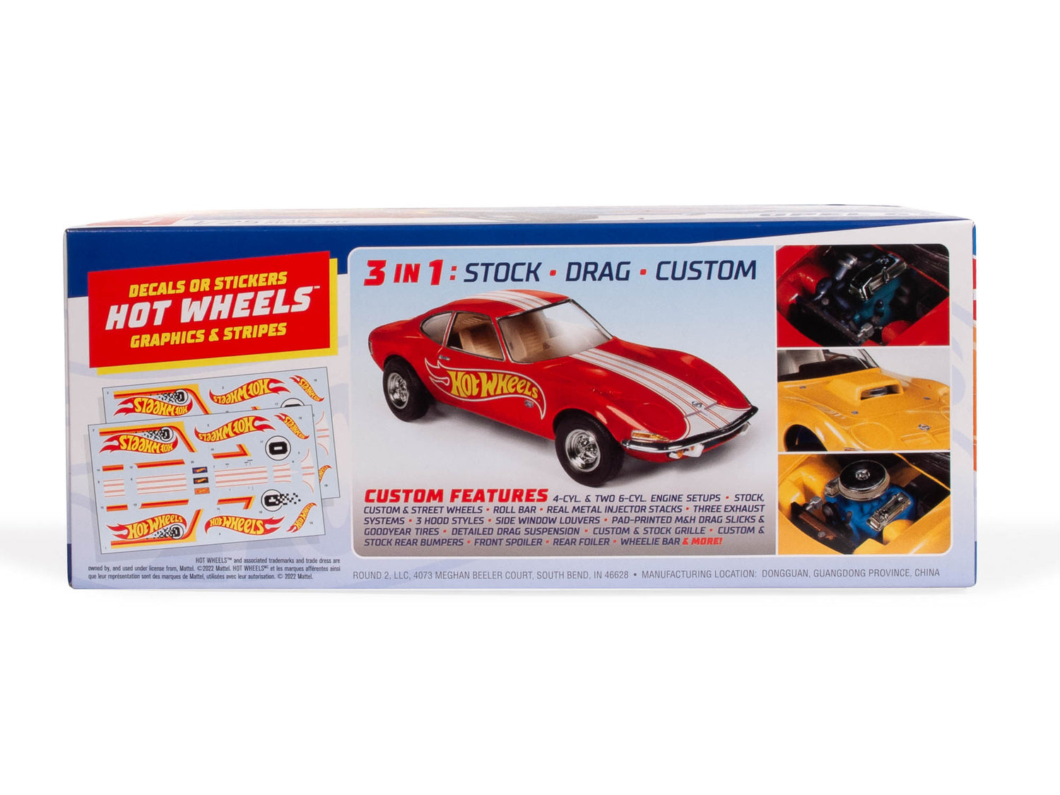 AMT Hot Wheels Buick Opel GT 1:25 Scale Model Kit decals