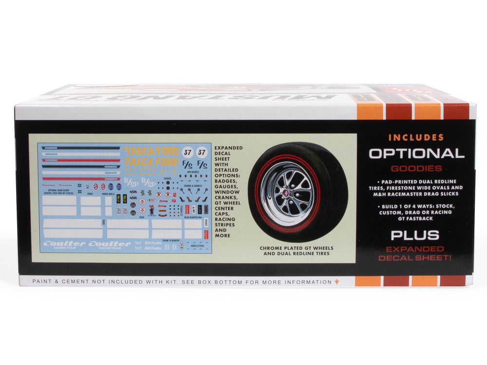 AMT 1966 Ford Mustang Fastback 2+2 1:25 Scale Model Kit