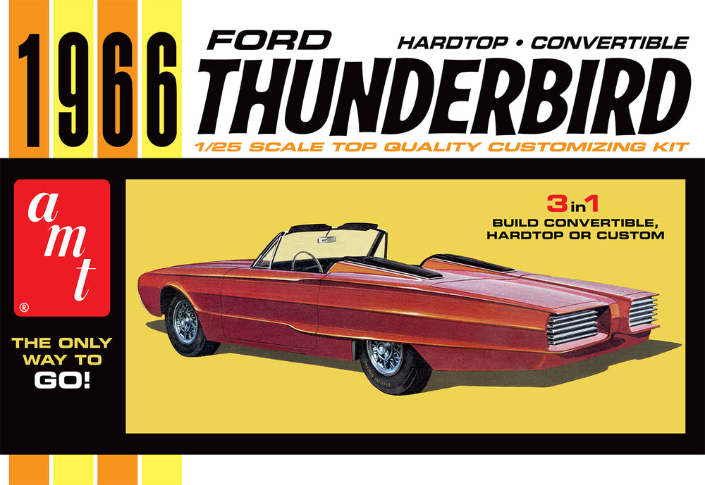 AMT 1966 Ford Thunderbird Hardtop/Convertible 1:25 Scale Model Kit