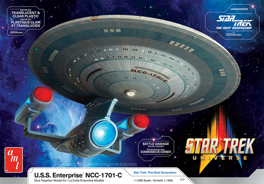 AMT Star Trek U.S.S. Enterprise NCC-1701-C 1:1400 Scale Model Kit
