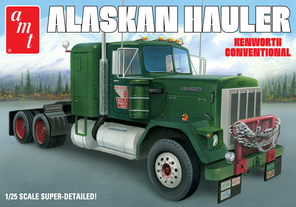 AMT Alaskan Hauler Kenworth Tractor 1:25 Scale Model Kit