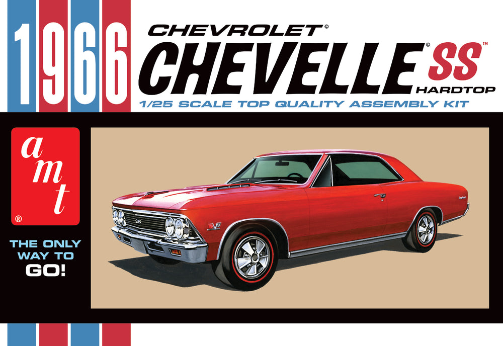 AMT 1966 Chevy Chevelle SS 1:25 Scale Model Kit | Auto World Store
