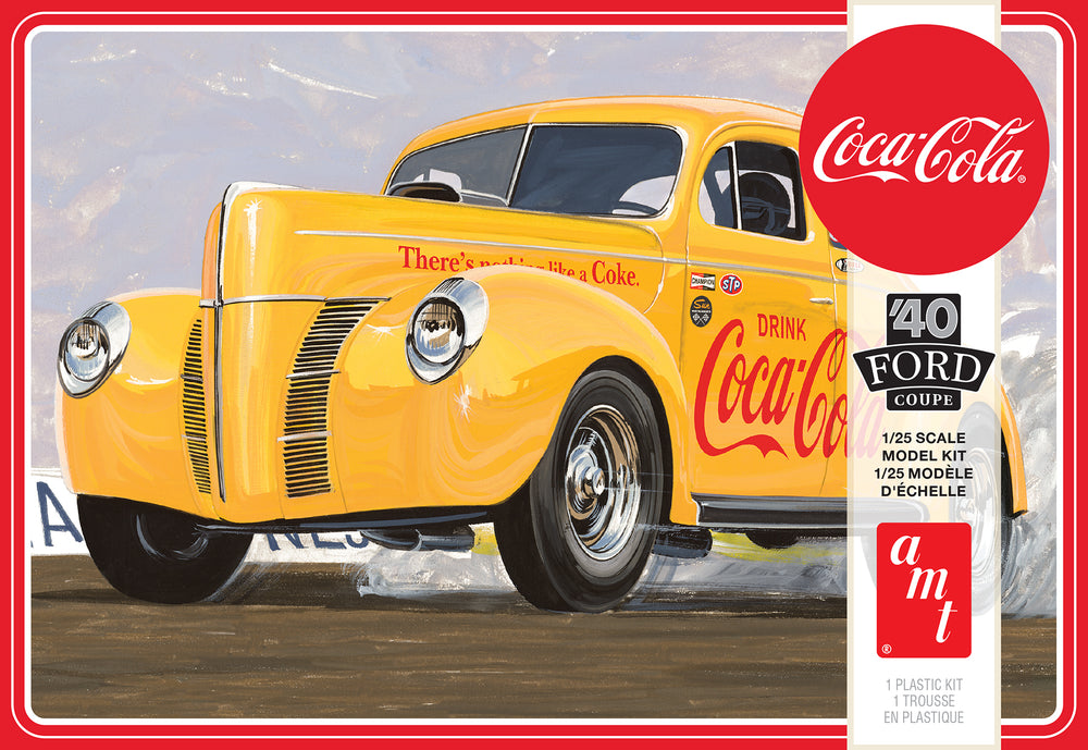 AMT 1940 Ford Coupe Coca-Cola 1:25 Scale Model Kit