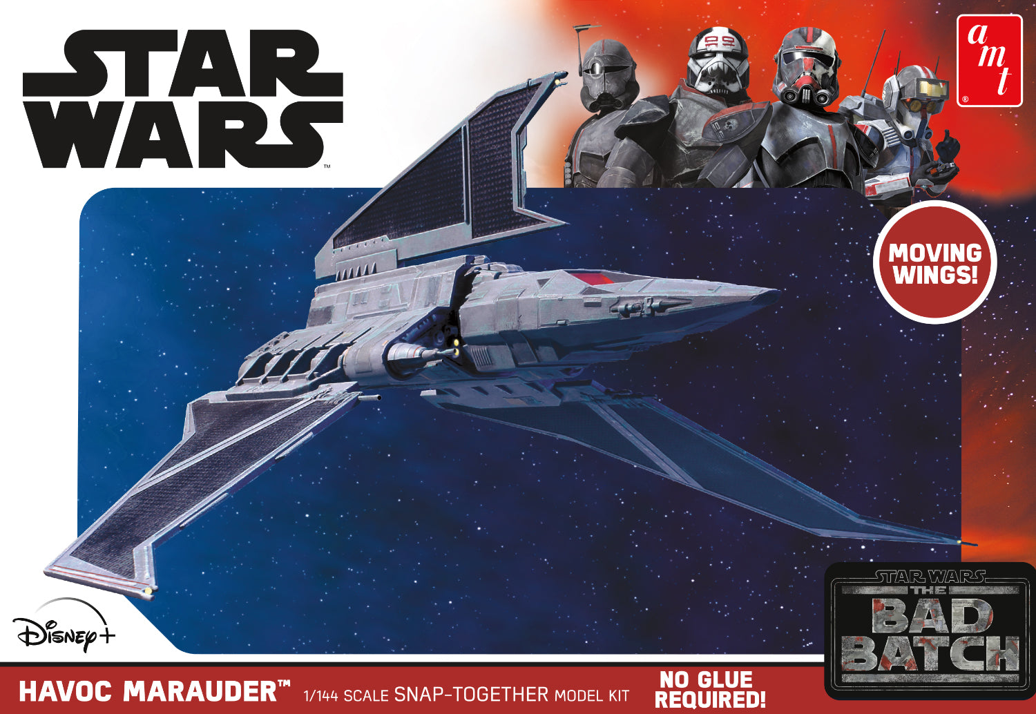 AMT Star Wars: The Bad Batch Havoc Marauder 1:144 Scale Model Kit