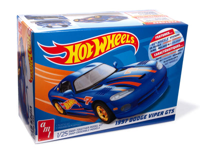 AMT Hot Wheels 1997 Dodge Viper GTS Snap 1:25 Scale Model Kit