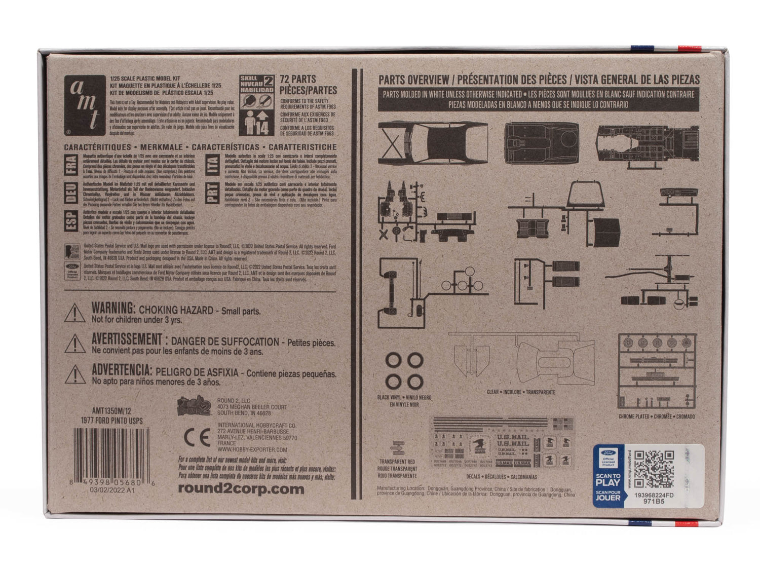 AMT 1977 Ford Pinto USPS 1:25 Scale Model Kit