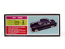 Dark purple AMT 1949 Ford Coupe The 49'er 1:25 Scale Model Kit in the box