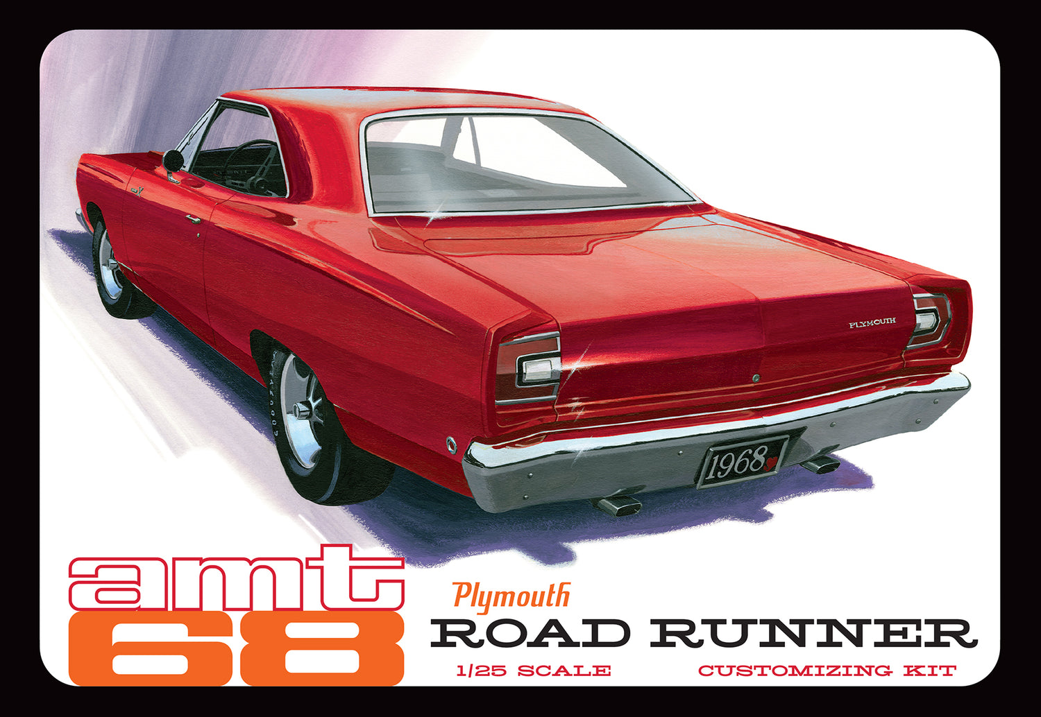 AMT 1968 Plymouth Road Runner Customizing Kit 1:25 Scale Model Kit