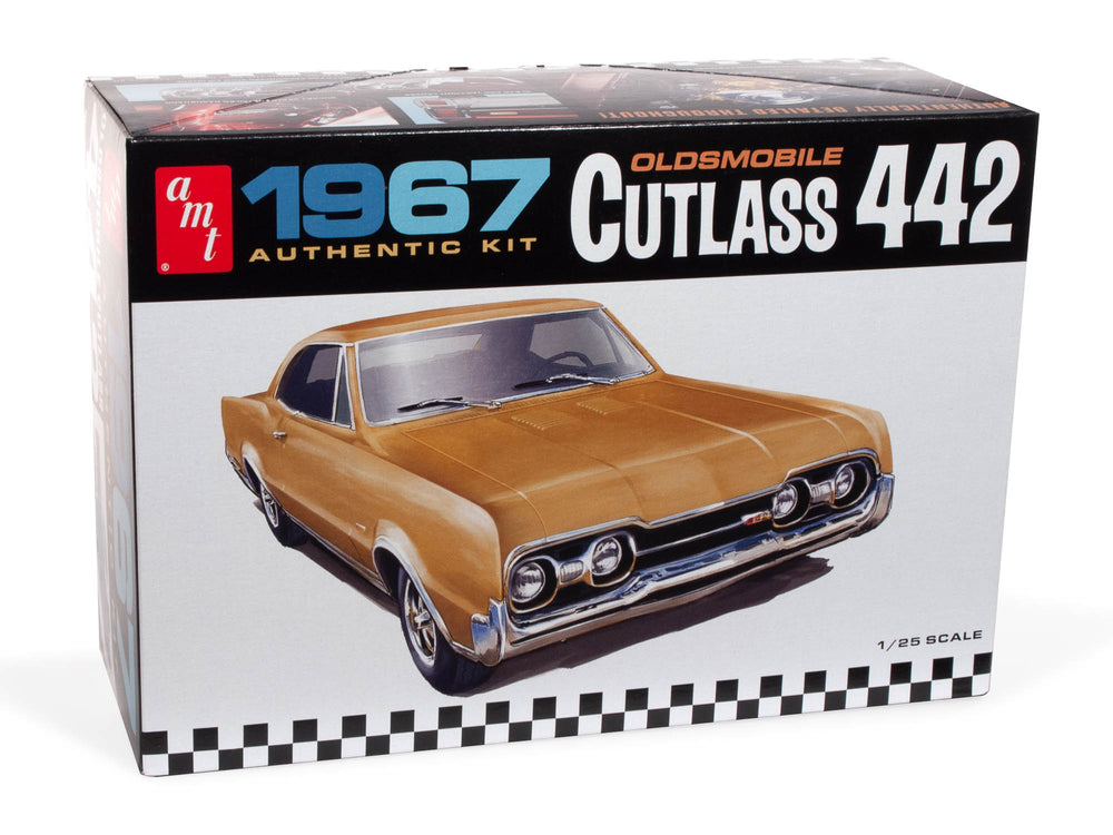 AMT 1967 Oldsmobile Cutlass 442 1:25 Scale Model Kit | Auto World Store