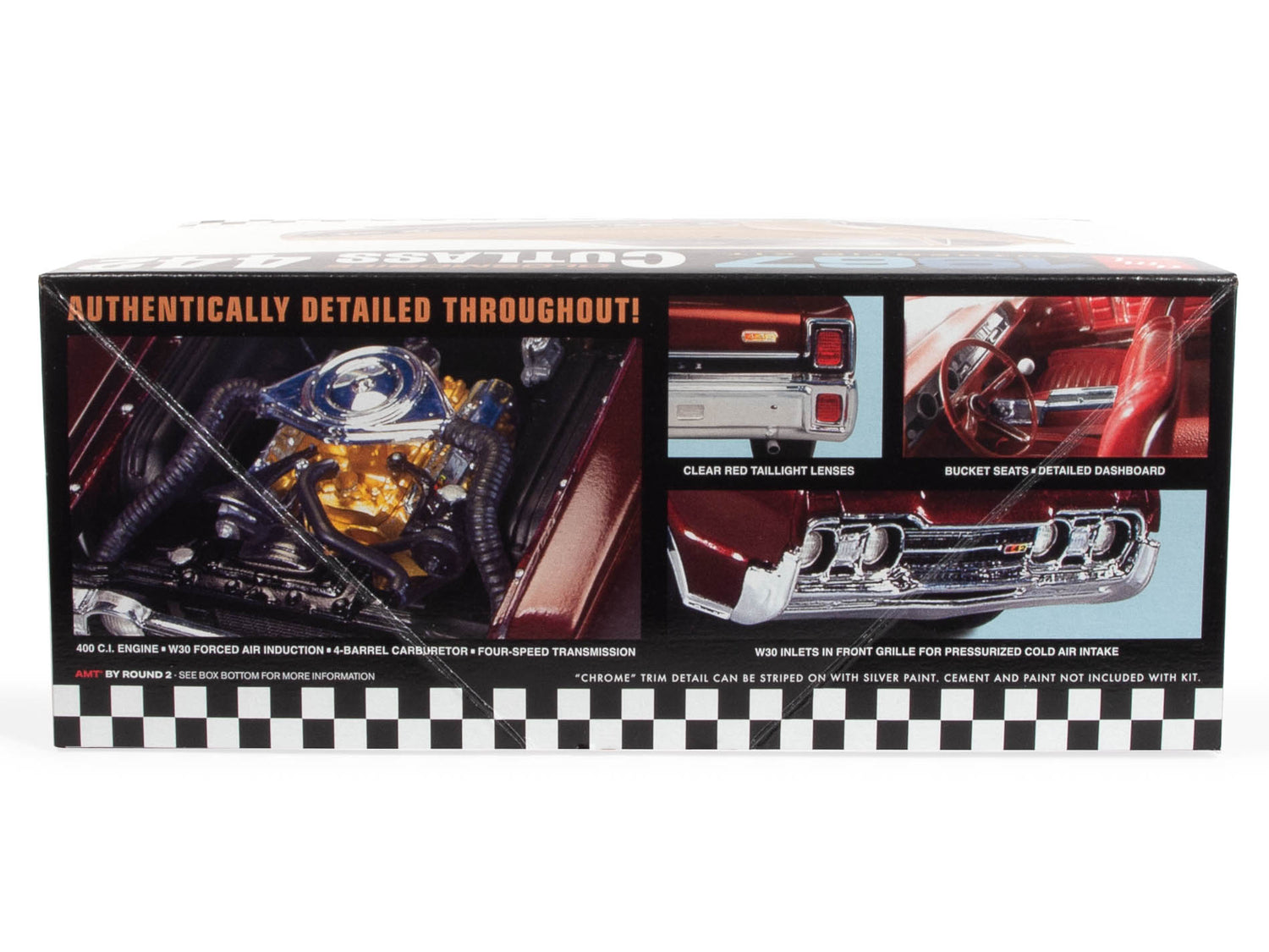 AMT 1967 Oldsmobile Cutlass 442 1:25 Scale Model Kit