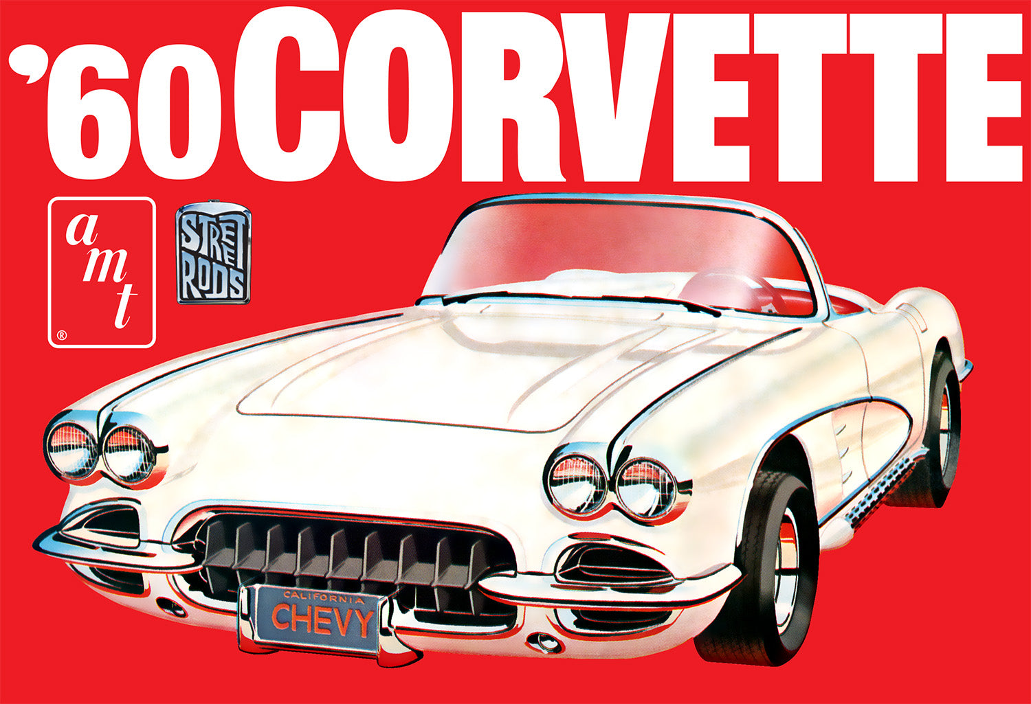 AMT 1960 Chevrolet Corvette 1:25 Scale Model Kit