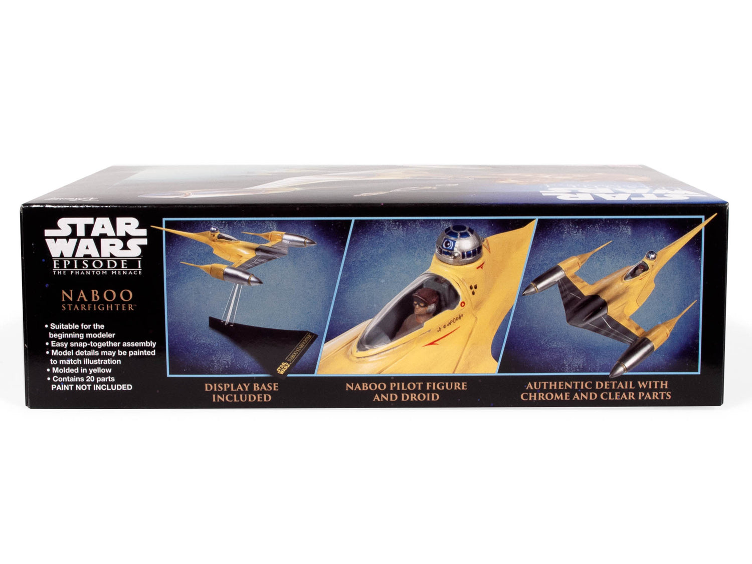AMT Star Wars: The Phantom Menace N-1 Naboo Starfighter (Snap) 1:48 Scale Model Kit