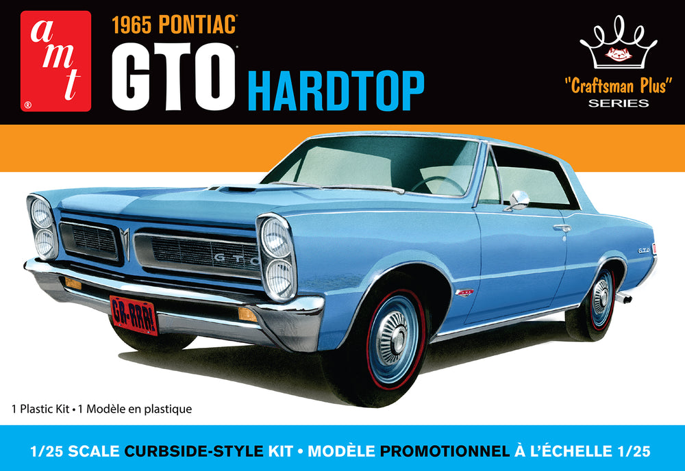 AMT 1965 Pontiac GTO Hardtop Craftsman Plus 1:25 Scale Model Kit