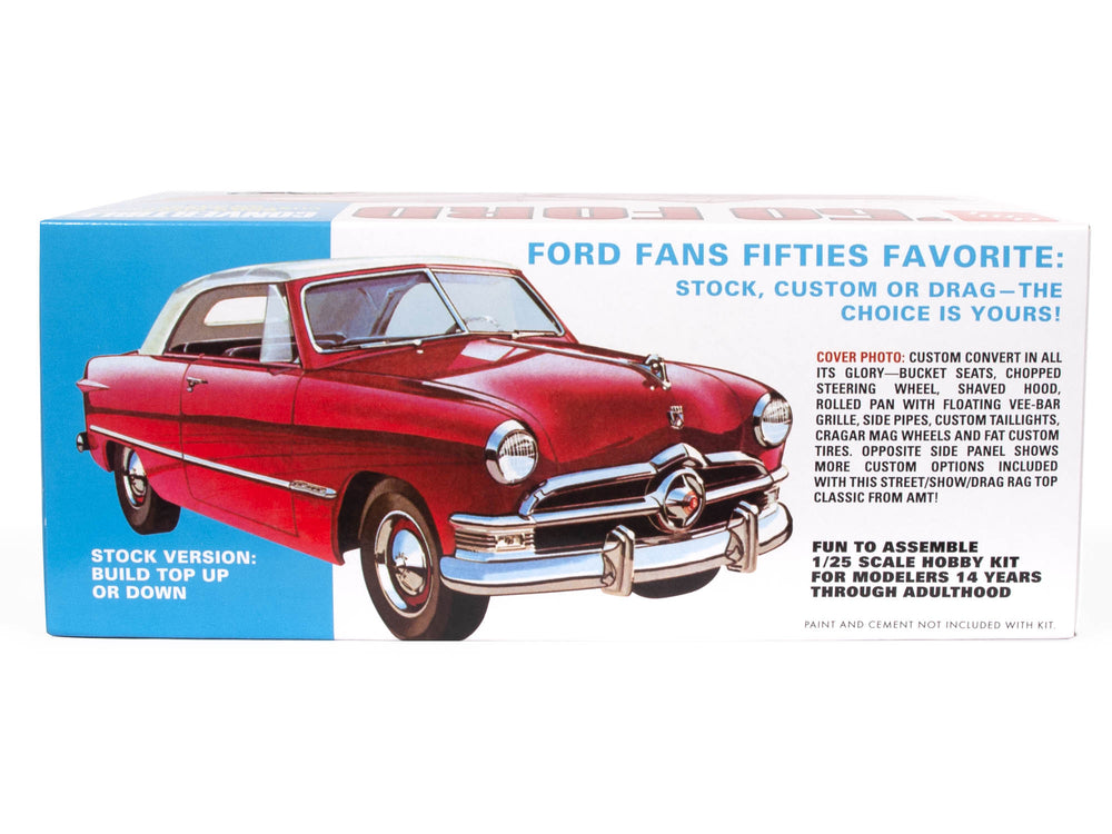 AMT 1950 Ford Convertible Street Rods Edition 1:25 Scale Model Kit