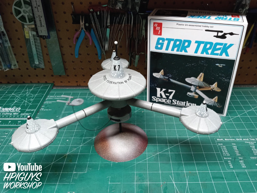 AMT Star Trek K-7 Space Station 1:7600 Scale Model Kit