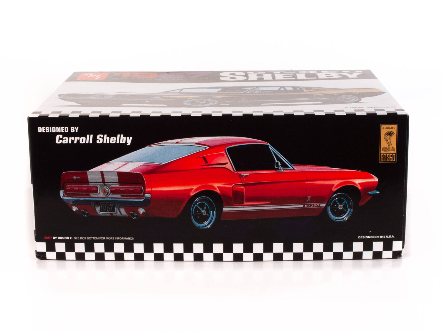 AMT 1967 Shelby GT350 - White 1:25 Scale Model Kit