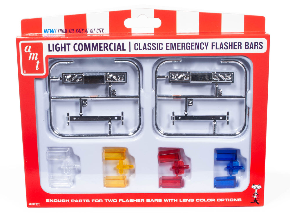 AMT Classic Emergency Flasher Parts Pack 1:25 Scale Model Kit