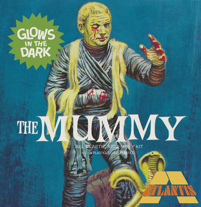 Atlantis Lon Chaney Jr. The Mummy Glow Edition 1:8 Scale Model Kit