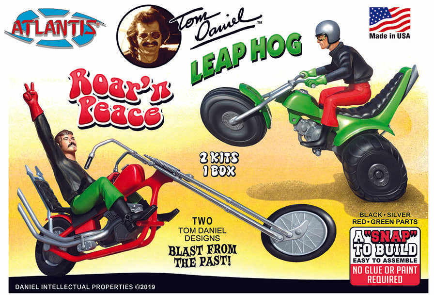 Atlantis Snap Roar' n Peace Leap Hog 2 Pack Tom Daniel 1:32 Scale Snap Kit