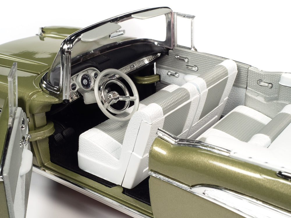 Auto World 1957 Chevrolet Bel Air Convertible 1:18 Scale Diecast (Sale)