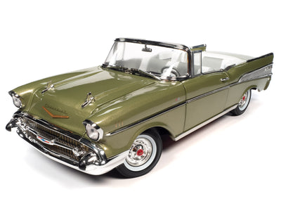 Auto World 1957 Chevrolet Bel Air Convertible 1:18 Scale Diecast (Sale)