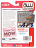 Auto World Worlds Best Mom 1984 Dodge Caravan w/Base & Trading Card (Silver/Blue) 1:64 Scale Diecast