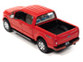 Auto World Worlds Best Dad 2018 Ford F150 Lariat Pickup Truck w/Base & Trading Card (Red) 1:64 Scale Diecast