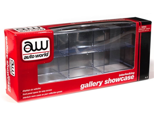 Auto World Six Car Interlocking Display Case 1:64 Scale | Auto