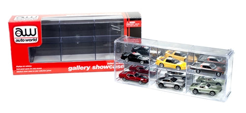 Auto World Six Car Interlocking Display Case 1:64 Scale