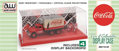 Auto World Acrylic Display Case Coca-Cola for 1:43 scale