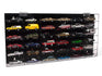Auto World 36 Car Acrylic Display Case with Door Clear w/ Black Back 1:64 Scale