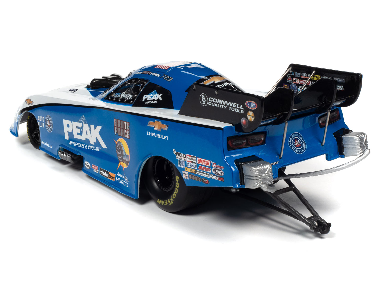 Auto World  2021 John Force Peak Funny Car 1:24 Scale Diecast
