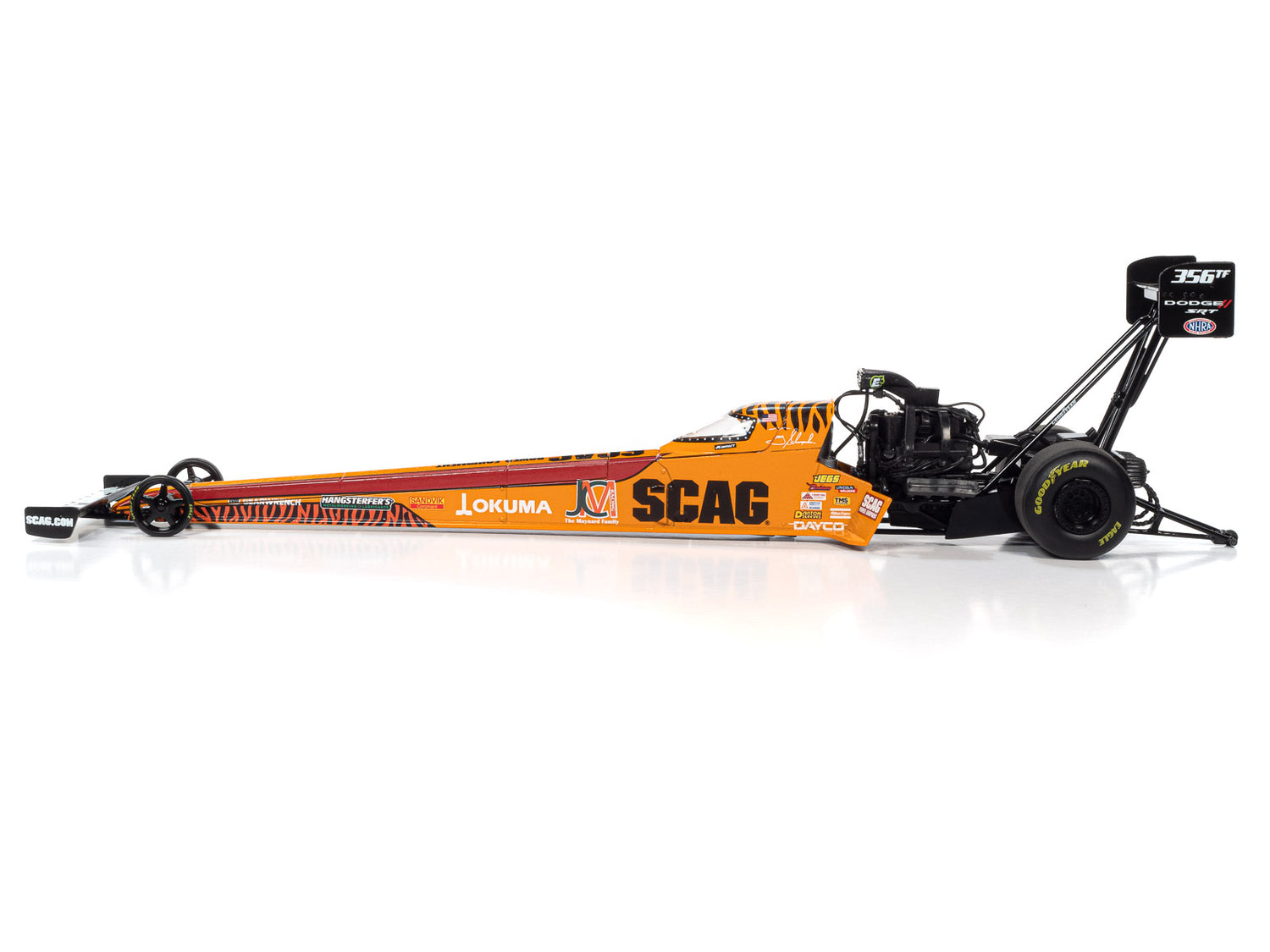 Auto World 2022 Tony Schumacher Scag Equipment Top Fuel Dragster 1:24 Scale Diecast