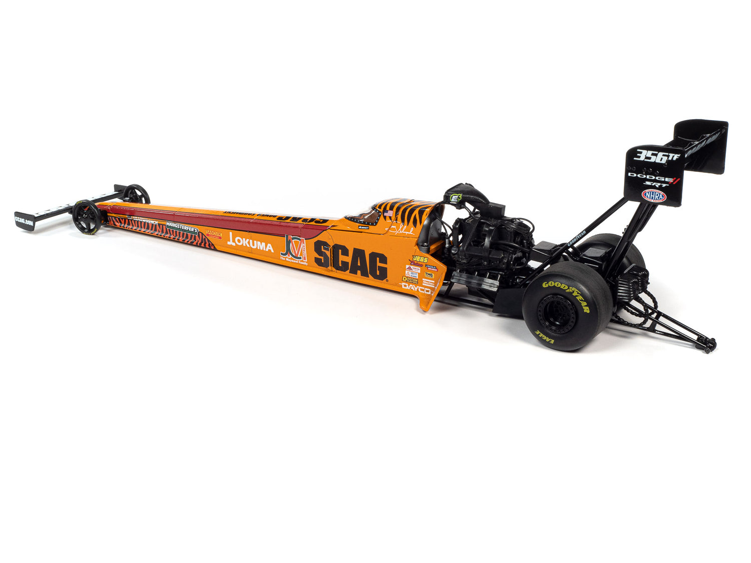 Auto World 2022 Tony Schumacher Scag Equipment Top Fuel Dragster 1:24 Scale Diecast