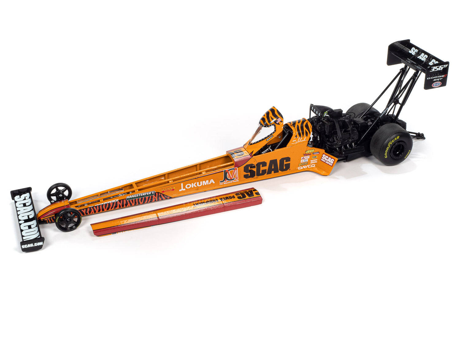 Auto World 2022 Tony Schumacher Scag Equipment Top Fuel Dragster 1:24 Scale Diecast