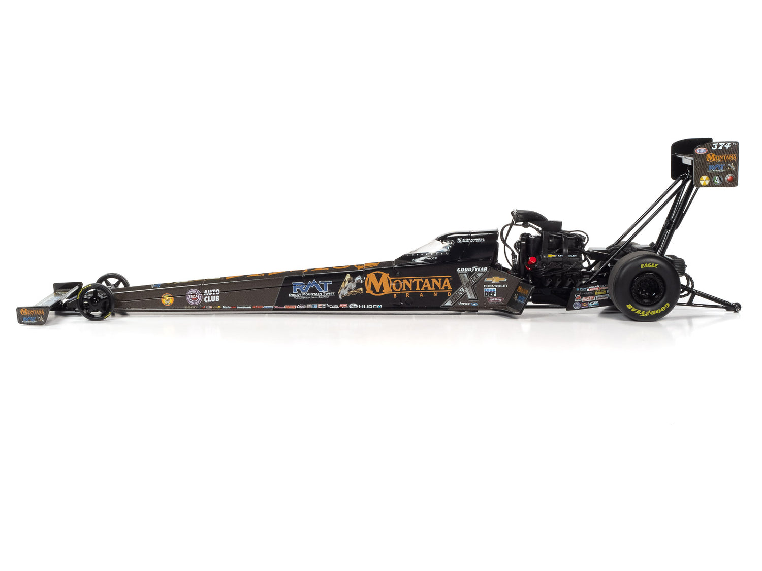 Auto World 2022 Austin Prock Montana Top Fuel Dragster 1:24 Scale Diecast