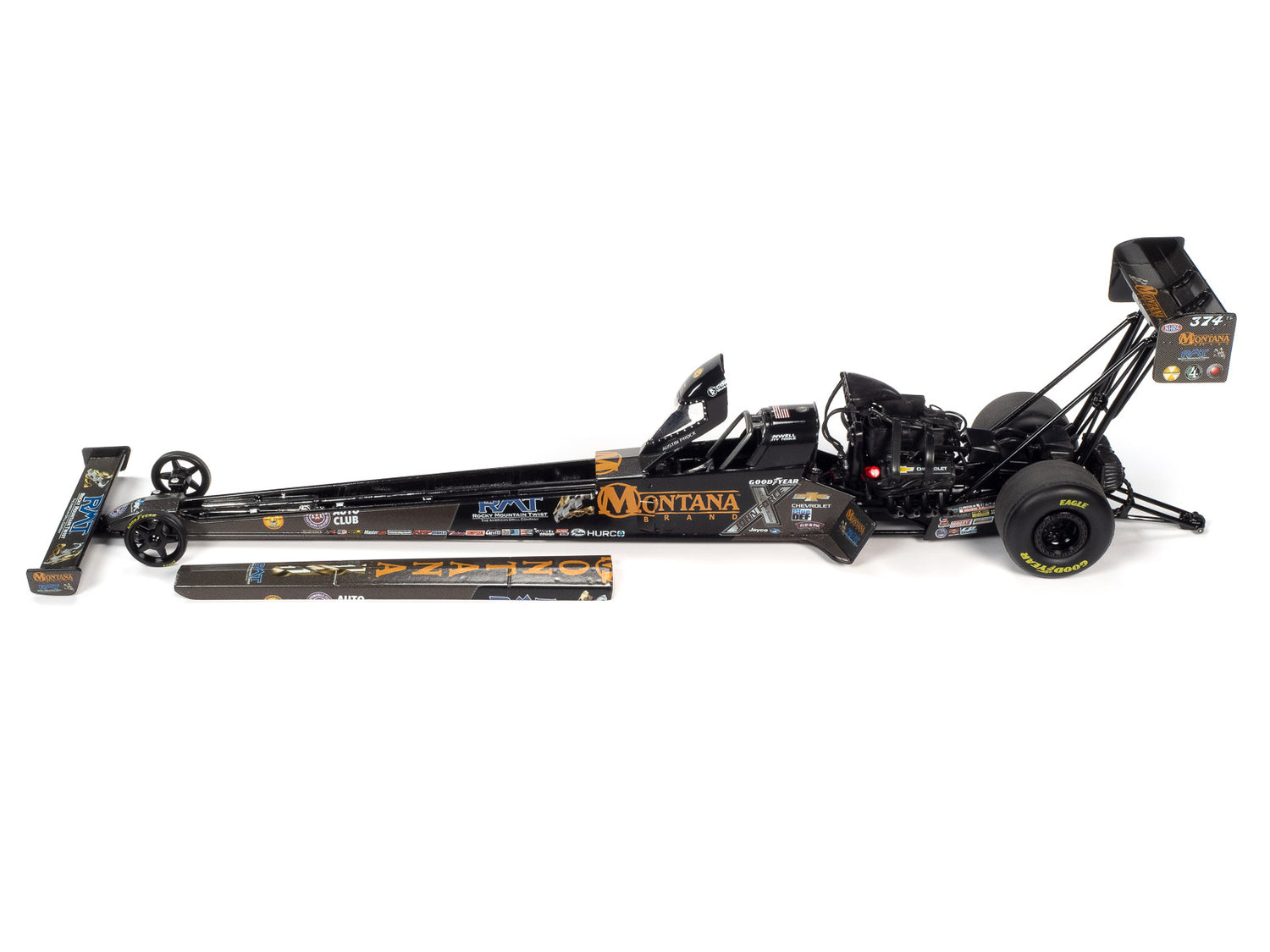Auto World 2022 Austin Prock Montana Top Fuel Dragster 1:24 Scale Diecast