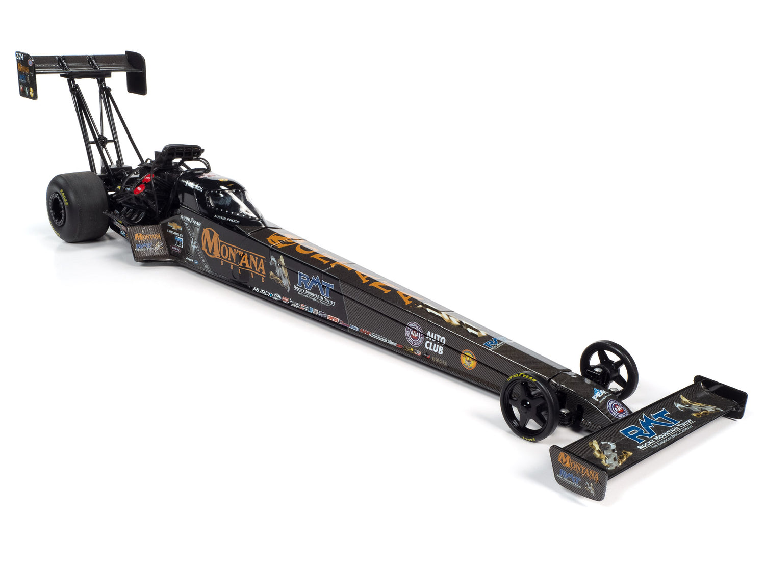 Auto World 2022 Austin Prock Montana Top Fuel Dragster 1:24 Scale Diecast