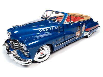 Auto World Monopoly 1947 Cadillac Convertible w/Resin Figure 1:18 Scale Diecast (Sale)