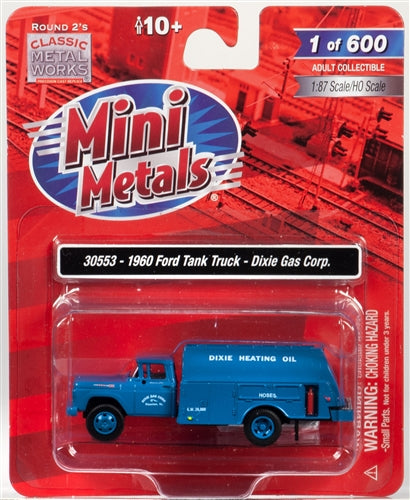Classic Metal Works 1960 Ford Tank Truck (Dixie Gas Corp) 1:87 HO Scale