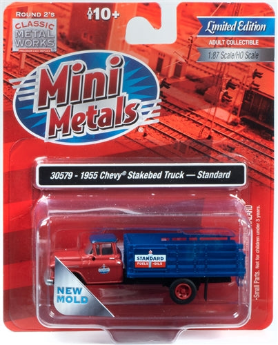 Classic Metal Works 1955 Chevy Stakebed Truck (Standard) 1:87 HO Scale