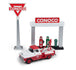 Classic Metal Works 1955 Chevy Tow Truck w-Station Sign & Gas Pump Island (Conoco) 1:87 HO Scale