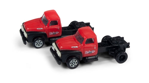 Classic Metal Works 1954 Ford F-350 Semi Tractor (Old German Beer) (2-Pack) 1:160 N Scale