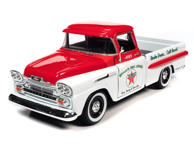 Texaco 1958 Chevy Apache Fleetside PU w/Tires #40 1:24 Scale